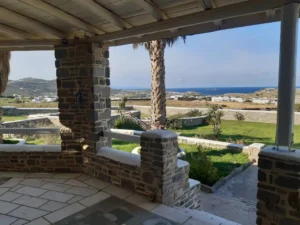View from the balcony in Paroikia Paros